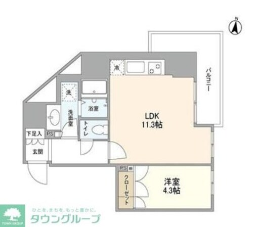 OPEN BLOOM SUMIDA YAHIROの物件間取画像